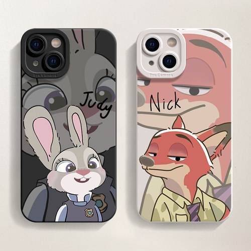 适用苹果1314尼克狐狸1211手机壳