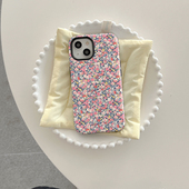 壳壳大世界创意满屏花朵粉适用苹果15promax手机壳iPhone14新款 13pro磁吸11菲林二合一15防摔12Pro全包16情侣