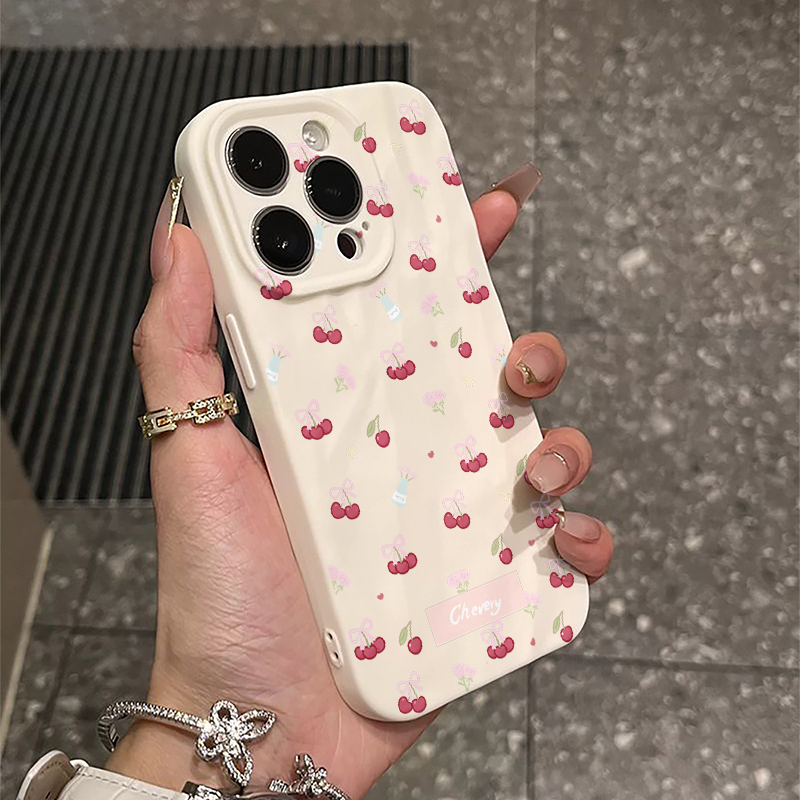 Apple苹果适用苹果15樱桃手机壳