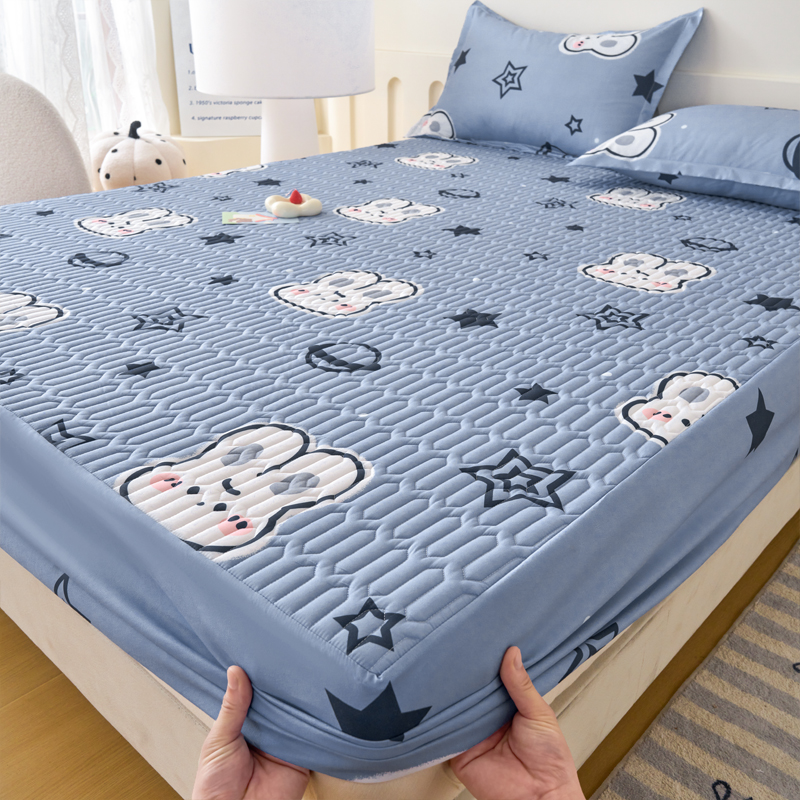 任意床笠防滑夹棉床罩单件席梦思床垫保护套防尘罩全包床套罩,床上用品,床笠,淘宝优惠券,粉丝福利购,淘宝优惠卷