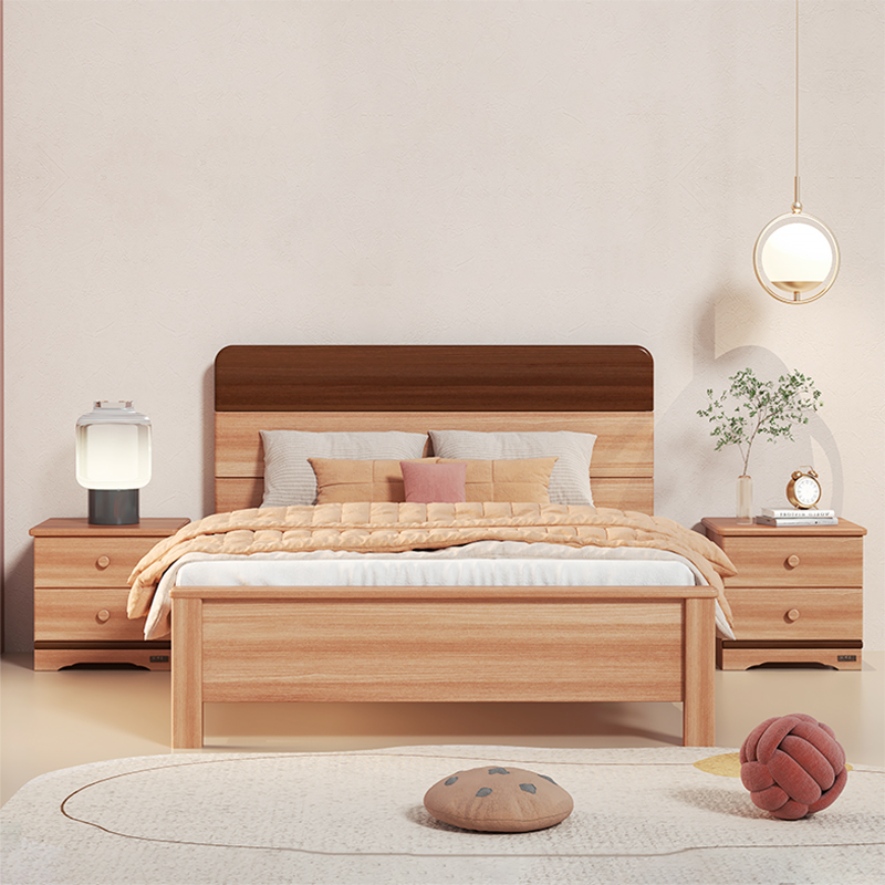 非洲进口红檀木蜡油工艺纯实木床