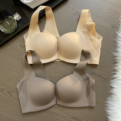 前扣薄杯小胸聚拢无钢圈内衣