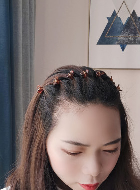 简约基础哑光黑色小抓夹发饰夹子女头饰小巧精致小号刘海夹碎发夹