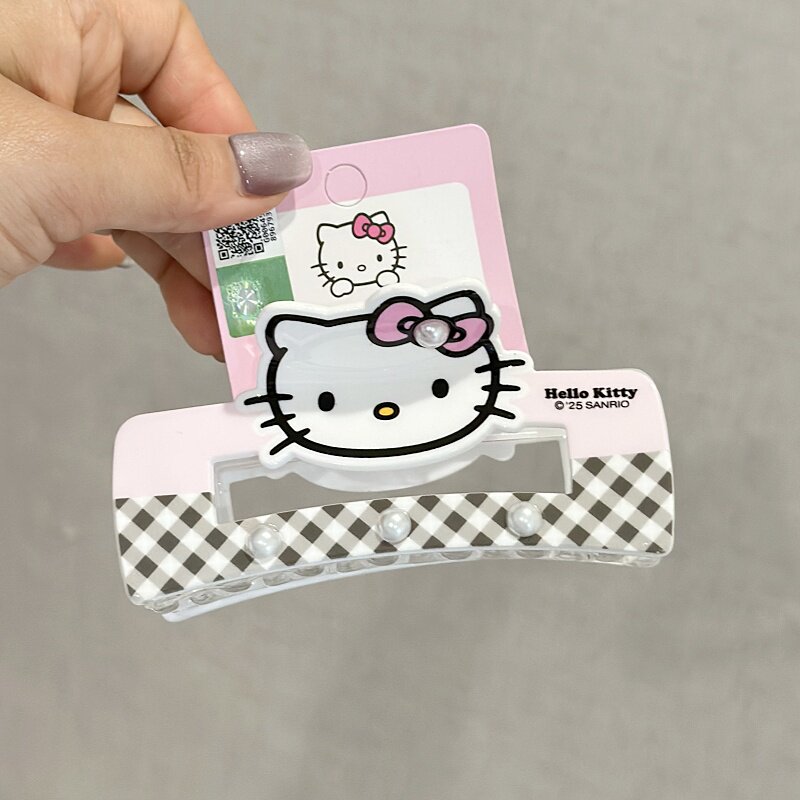 凯蒂猫粉嫩抓夹女后脑勺洗澡夹子