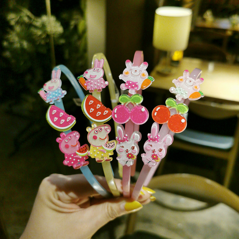 头箍亚克力韩版小猪发箍发饰品