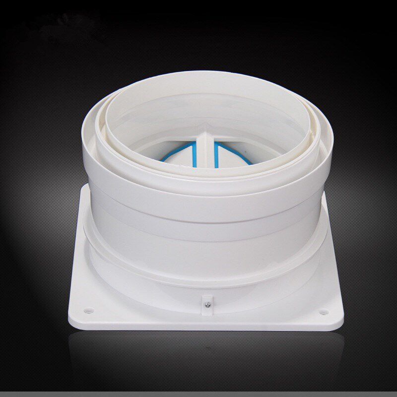 油烟机公共烟道止回阀厨房烟道防回风阀油烟机适用止回阀防烟宝