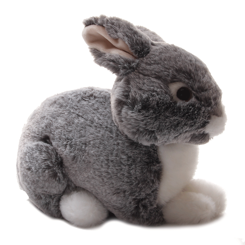 仿真野猪公仔大象毛绒玩具小兔子玩偶浣熊布娃娃狐狸儿童女孩礼物