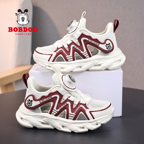 巴布豆男童夏季透气软底运动凉鞋