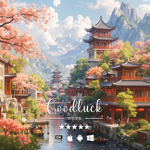 风景-110 风景8K4K二次元动漫手机平板电脑桌面插画高清壁纸头像