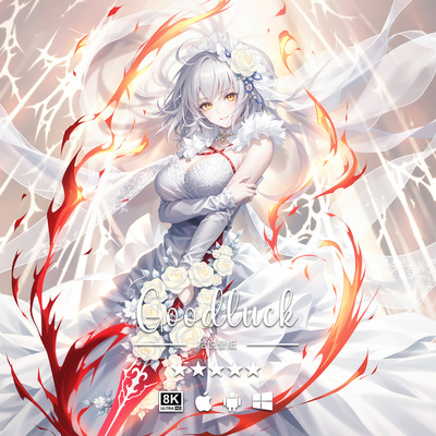 黑贞德-06 Fate8K4K二次元动漫手机平板电脑桌面插画高清壁纸头像
