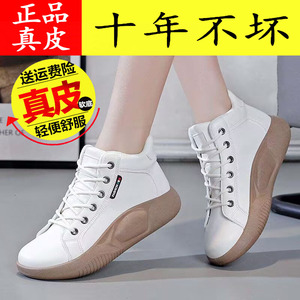 红青娗小白鞋女2023秋季新款女鞋子厚底百搭休闲运动单鞋老爹鞋潮