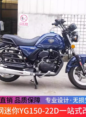 适用于银钢小迷你YG150-22D/F货架尾箱架侧翻脚踏尾架竞技杠改装