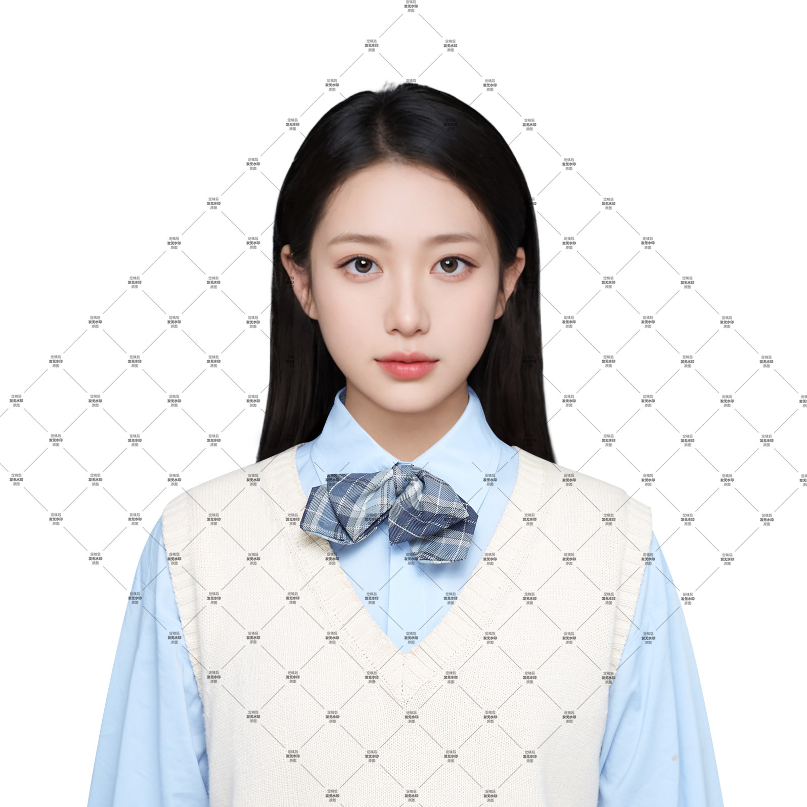 PS高清免扣服装素材证件照衣服学院风服装素材女士深色换装素材