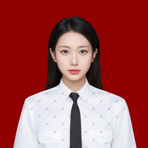 PS高清免扣服装素材证件照服装素材女士白衬衫领带素材男士衬衫