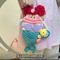 Женщина Рыба с большим ртом материал сумки для рта