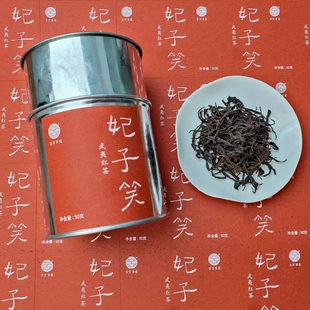 妃子笑|复古老铁罐武夷红茶春季夏季茶叶