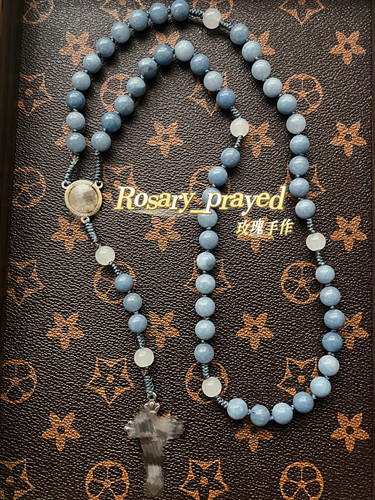 天然石玫瑰经念珠小众设计感爆款配饰