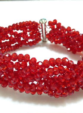 本命年礼物时尚风多色入水晶手链