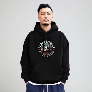 香港潮牌余文乐连帽卫衣男女秋冬季纯棉重磅保暖大码宽松港风上衣