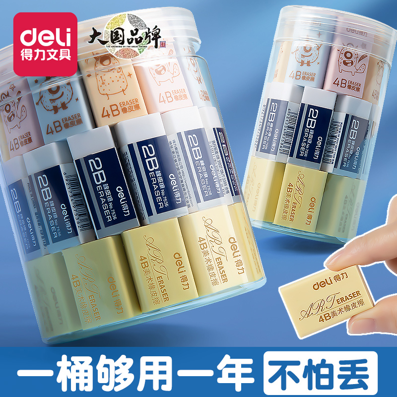 得力无屑像笔擦幼儿园儿童铅笔
