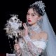 权杖手捧花婚礼新娘水晶diy材料公主婚纱高级成品礼盒新婚重工