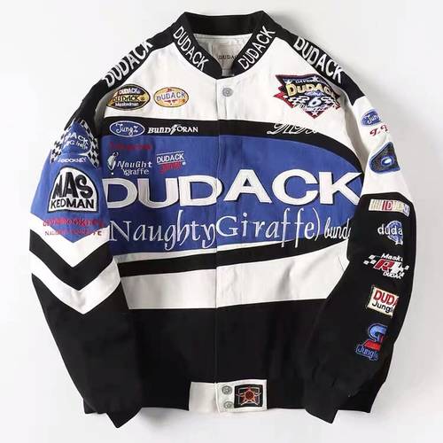 欧美男女潮牌棒球服DUDACK