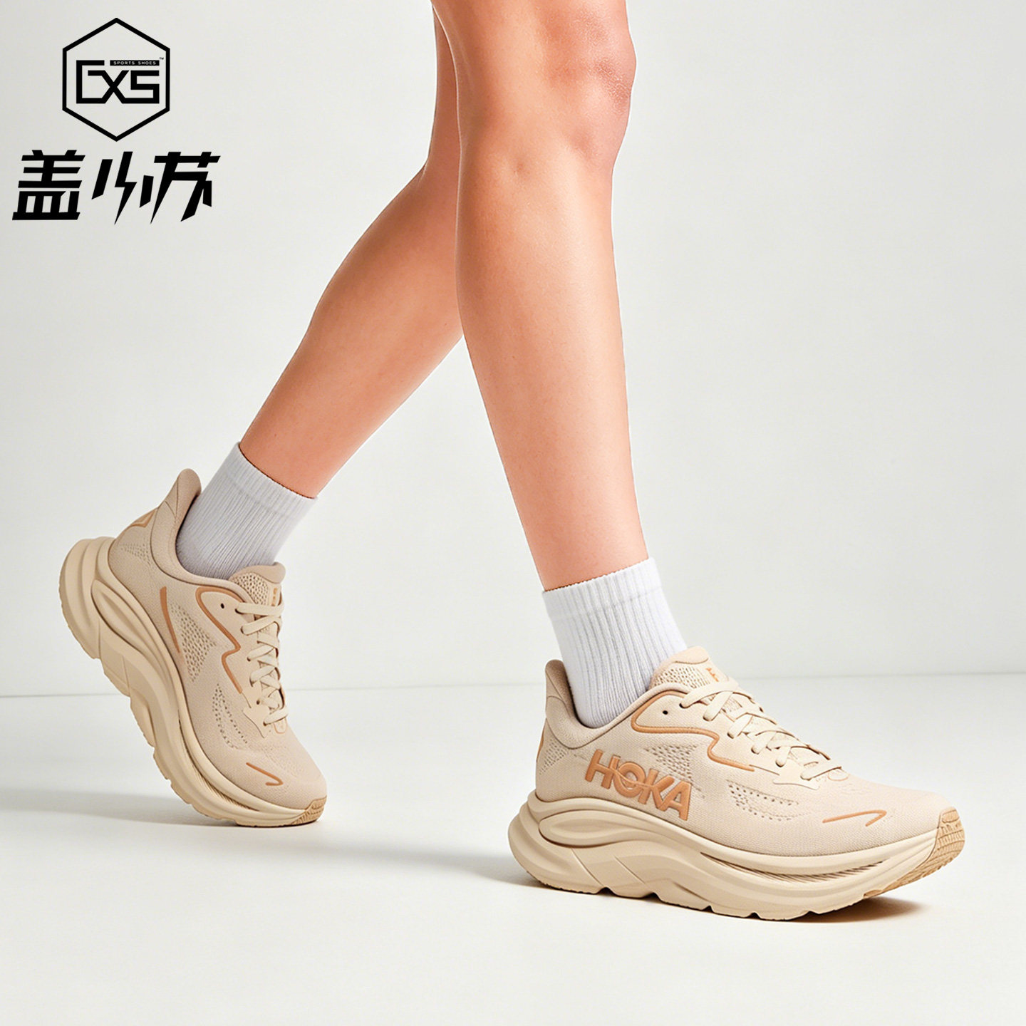 HOKA OneOne低帮舒适透气跑步鞋防滑耐磨训练鞋女款1162012-VCH