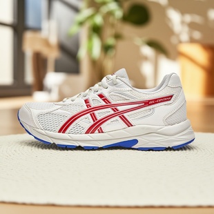 ASICS亚瑟士缓震跑步鞋GEL胶透气舒适缓冲运动鞋防滑1014A371-101