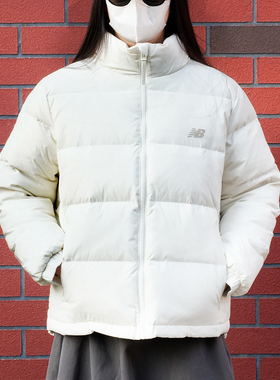New Balance2025立领羽绒服休闲百搭鸭绒保暖外套女AWJ54321-CIC