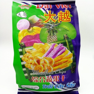 费 进口大越综合蔬果干250gX2袋即食菠萝蜜综合干越南休闲零食 免邮