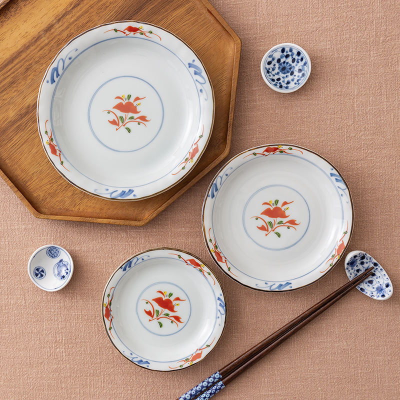 陶趣居盘子碟子陶瓷日式釉下彩