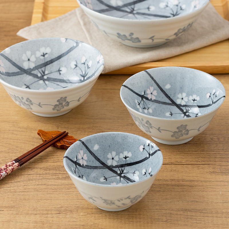 有古窑淡墨樱花日式进口餐具