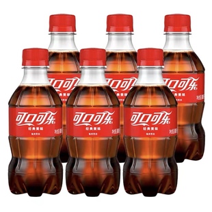 可口可乐经典300ml小瓶装碳酸饮料汽水可乐无糖可乐系列