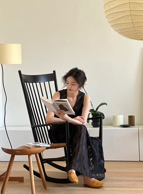 07/01 日系重工方格无袖半透文艺气质连衣裙清冷心机复古春夏女新