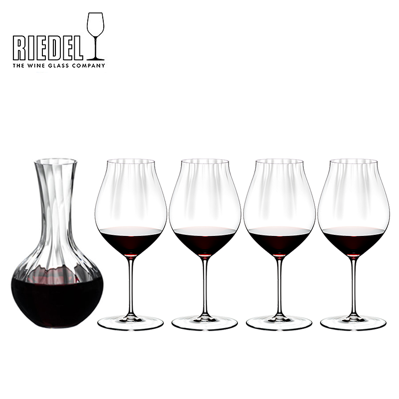 奥地利RIEDEL棱镜系列醒酒器红葡萄酒杯4支套装杯酒具礼盒装进口