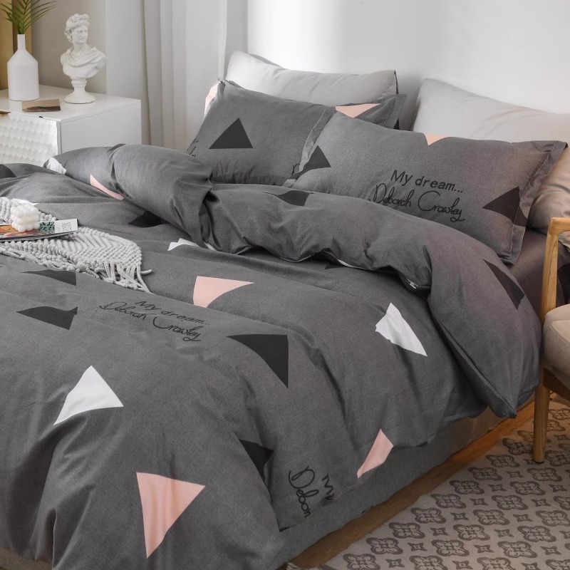 床上四件套水洗棉学生三件套