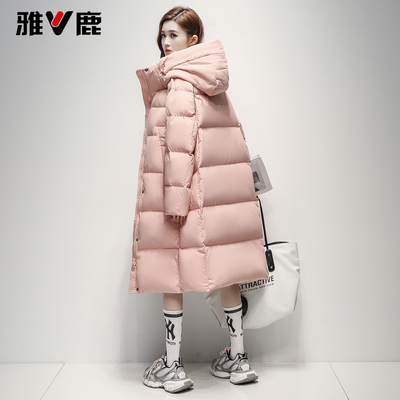 雅鹿官方正品韩版羽绒服女保暖