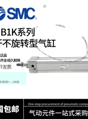 SMC杆不回转型标准气缸MB1KB/MD1KB32/40-50-100-150-200-300Z