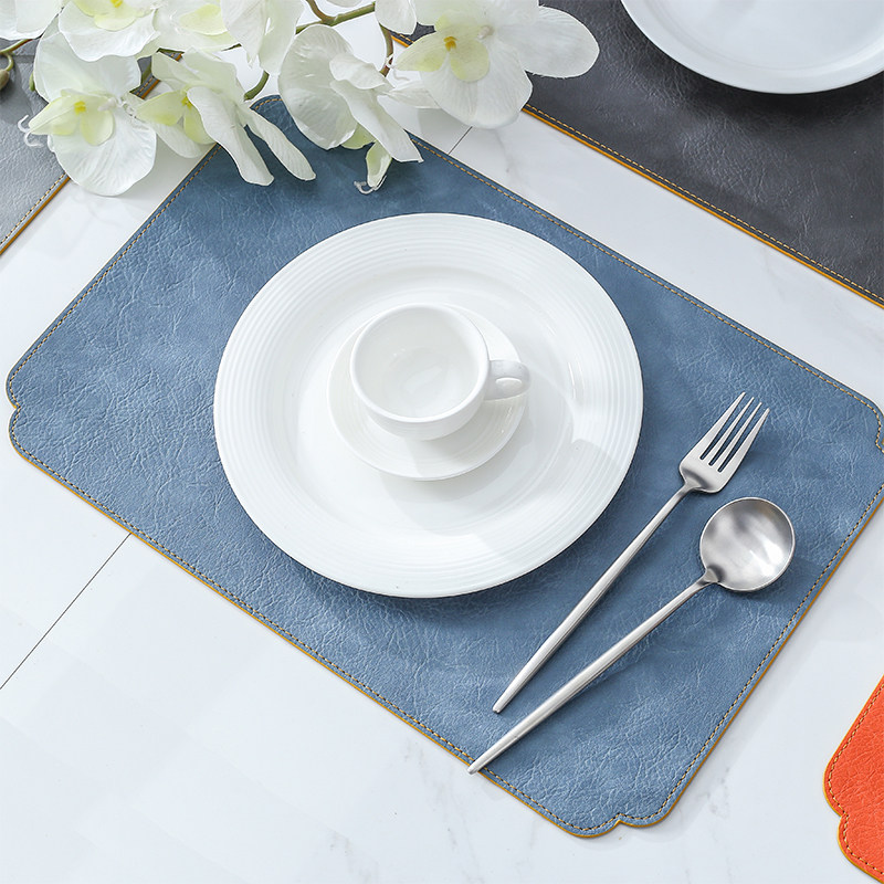 轻奢皮革餐位垫高级感餐具垫防水防油免洗酒店家用摆台西餐桌垫,餐饮具,餐垫,淘宝优惠券,粉丝福利购,淘宝优惠卷