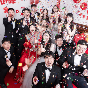 礼炮结婚充气小礼花枪创意婚礼手持彩带枪喷花筒订婚婚庆用品大全
