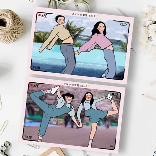 搞怪拍照姿势卡片沙雕伴郎团合照创意接亲堵门小游戏模仿动作大全