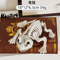Animal skeletons, snakes, Halloween horror, haunted house decorations, bats, spiders, scorpions, mice, crows, dogs, skulls thumbnail 3