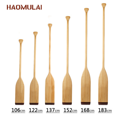 实木船桨划桨定制LOGO图案