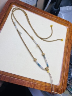 手工编织高档吊坠挂绳挂脖绳和田玉黄金平安扣玉佩绳子简约高货绳