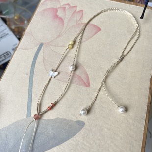 超细黄金吊坠挂绳多宝项链绳高档可调节编绳平安扣绳子翡翠吊坠绳