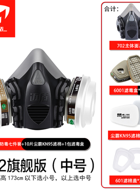 迈盾 6002酸性 6003M602 702 6004氨气 6005甲醛 6006综合滤毒盒