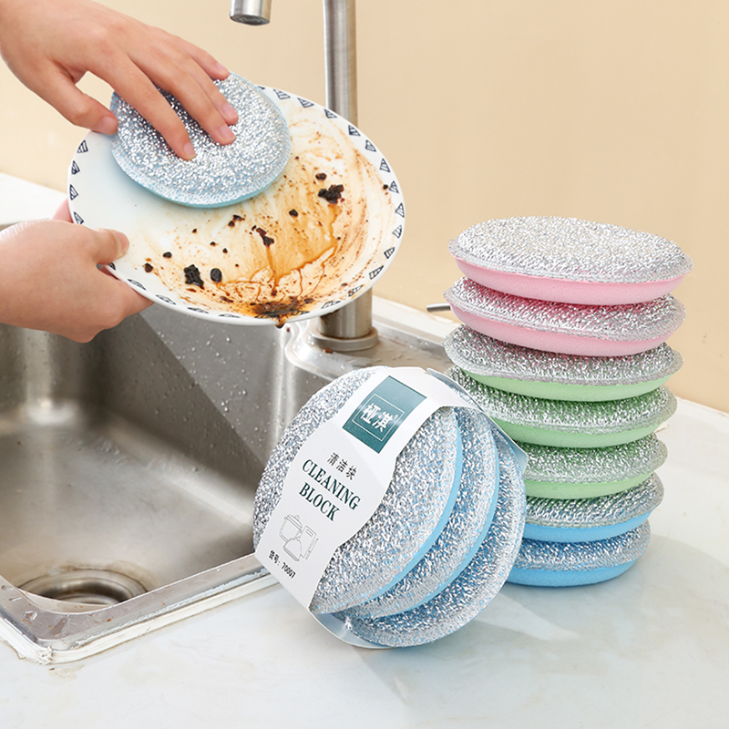 洗碗海绵擦百洁布厨房专用洗碗布海绵块刷碗清洁魔力擦耐用刷锅器-封面