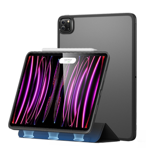 亿色适用ipad保护套2022/25平板磁吸壳新款Pro11苹果12.9英寸可拆分单底外壳防摔2021全包10.9防弯第十代磨砂