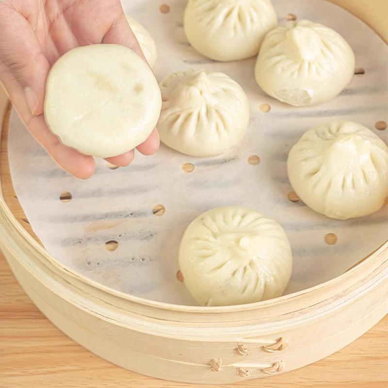 蒸笼纸蒸包子垫纸食品级家用专用蒸屉布垫子蒸馒头垫布一次性油纸