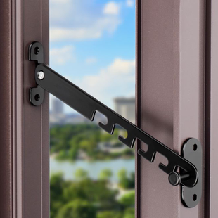 塑钢铝合金儿童安全锁门窗户撑固定器挂钩锁扣卡角度限位器